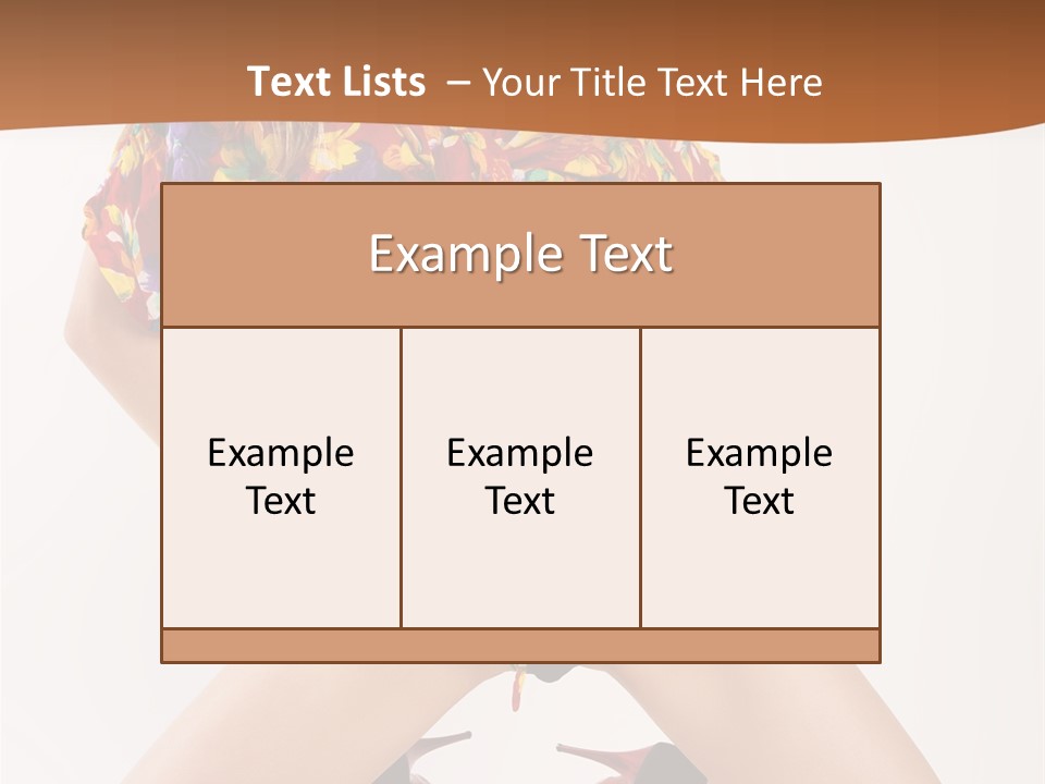 Healthy Style Caucasian PowerPoint Template
