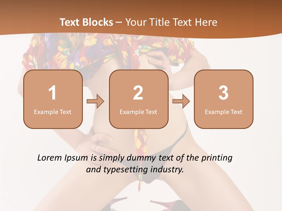 Healthy Style Caucasian PowerPoint Template