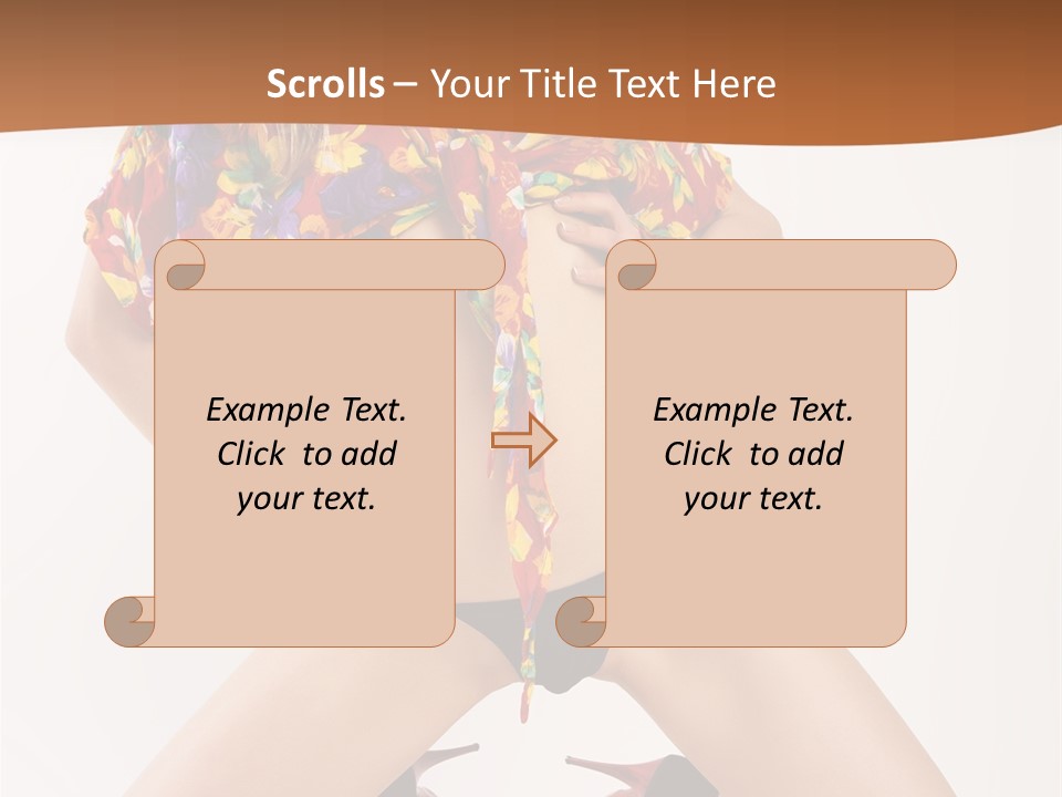 Healthy Style Caucasian PowerPoint Template