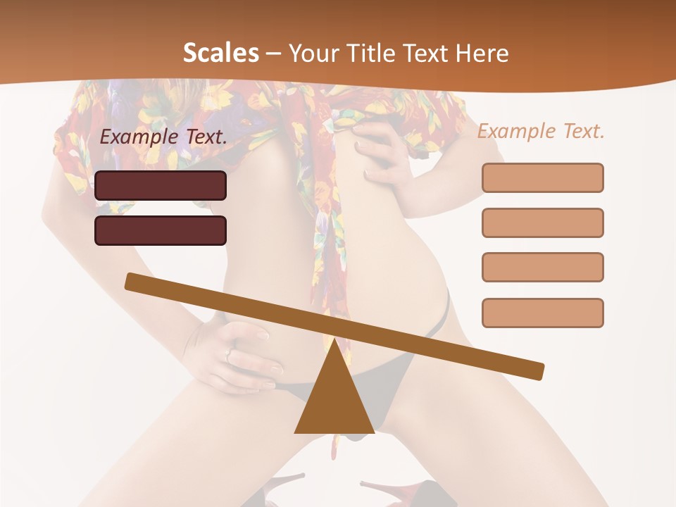 Healthy Style Caucasian PowerPoint Template