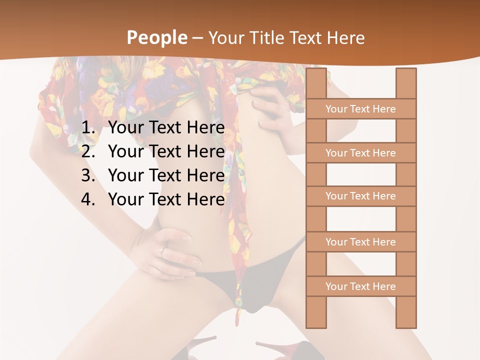 Healthy Style Caucasian PowerPoint Template