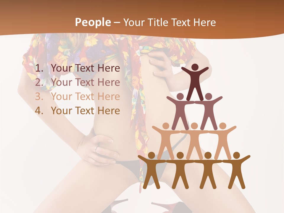 Healthy Style Caucasian PowerPoint Template