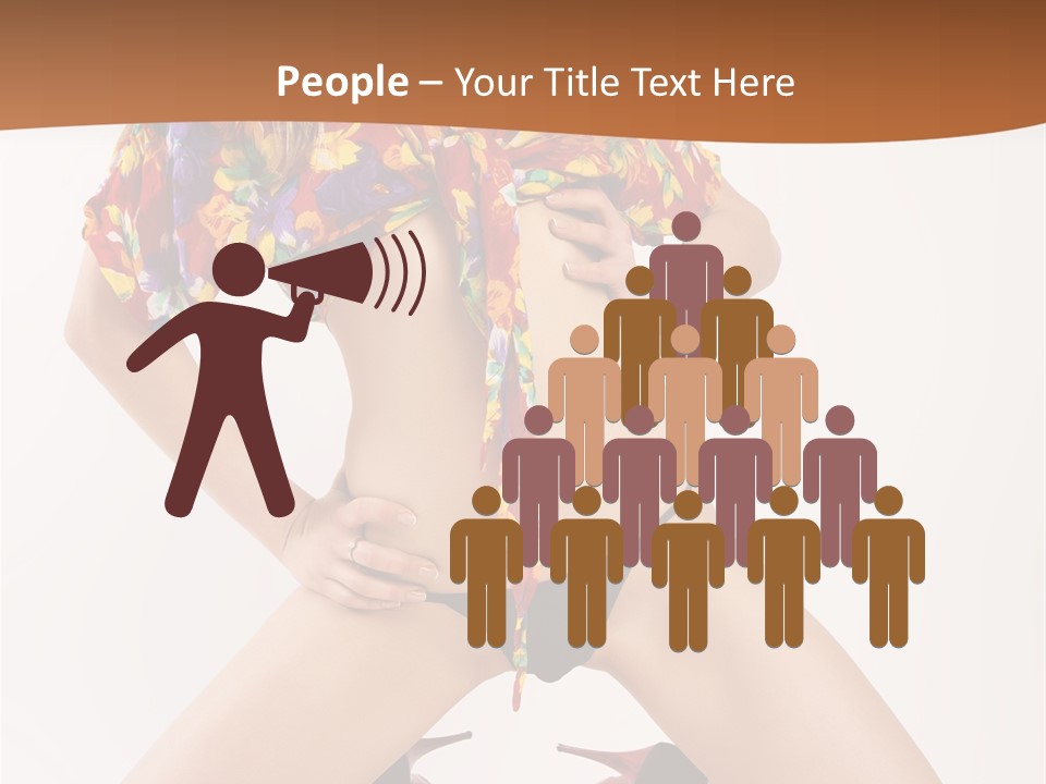 Healthy Style Caucasian PowerPoint Template