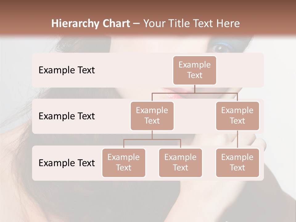 Face Gray Makeup PowerPoint Template