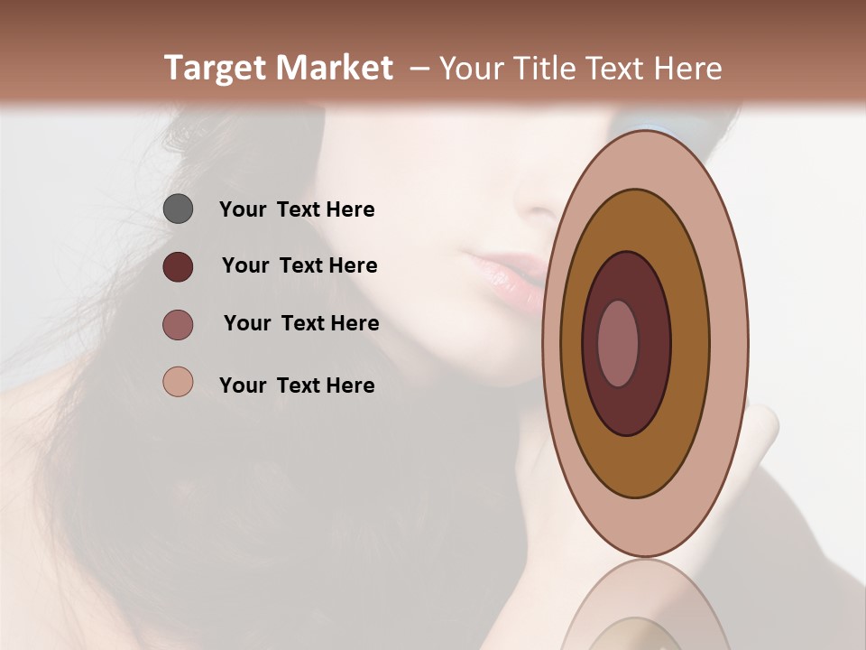 Face Gray Makeup PowerPoint Template