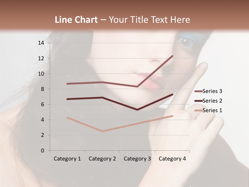 Face Gray Makeup PowerPoint Template
