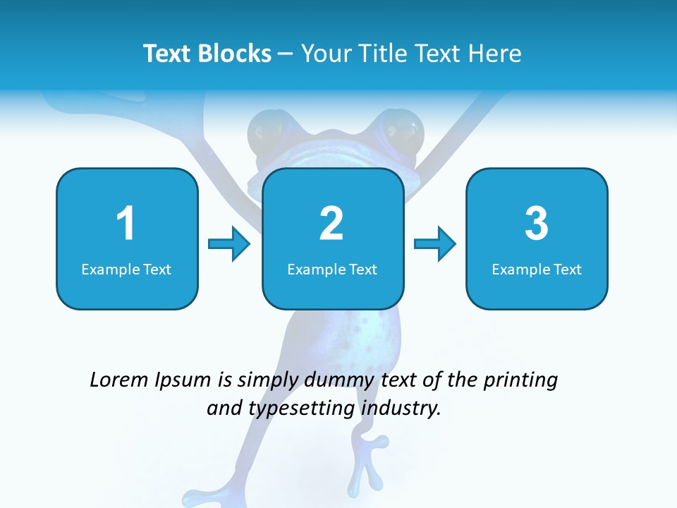 Blue Ecosystem Aqua PowerPoint Template
