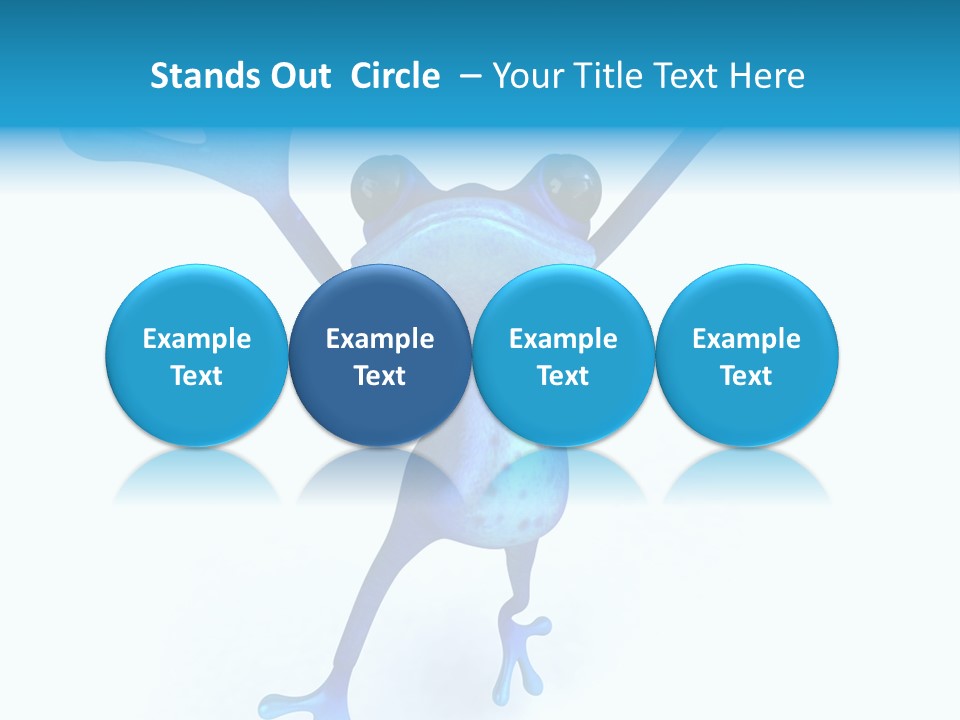 Blue Ecosystem Aqua PowerPoint Template