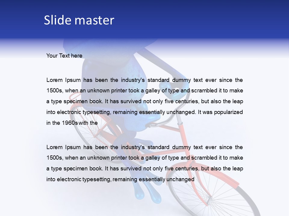 Tropical Rainforest Blue PowerPoint Template