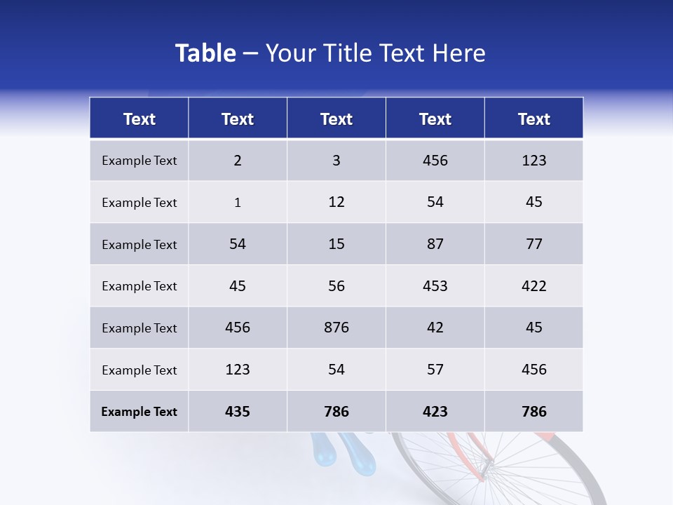 Tropical Rainforest Blue PowerPoint Template