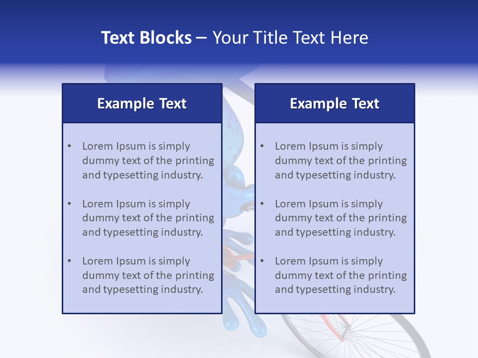Tropical Rainforest Blue PowerPoint Template
