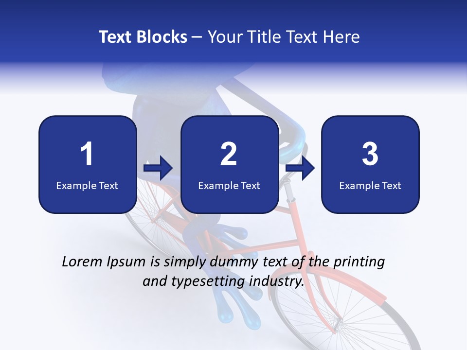 Tropical Rainforest Blue PowerPoint Template