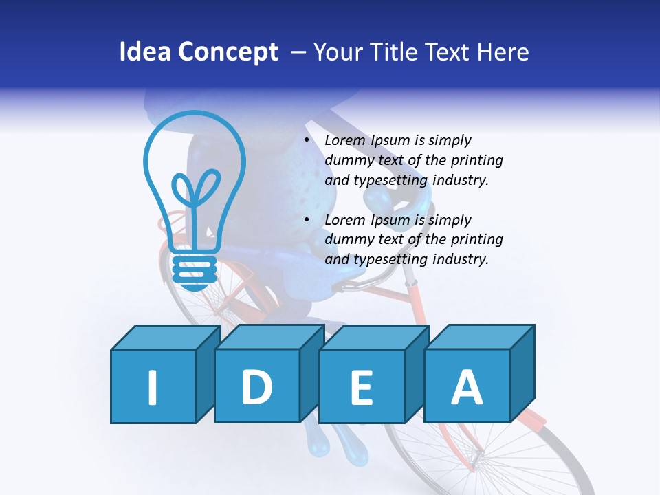 Tropical Rainforest Blue PowerPoint Template