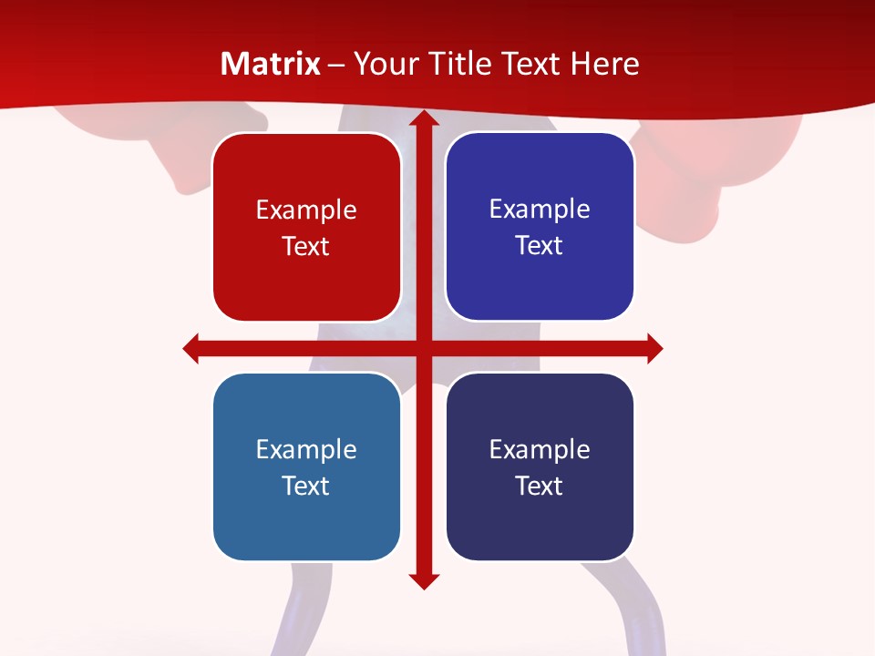 Fight Toes Dart PowerPoint Template