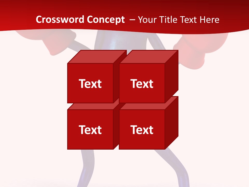 Fight Toes Dart PowerPoint Template