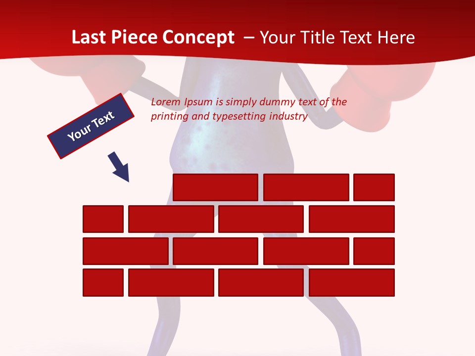 Fight Toes Dart PowerPoint Template