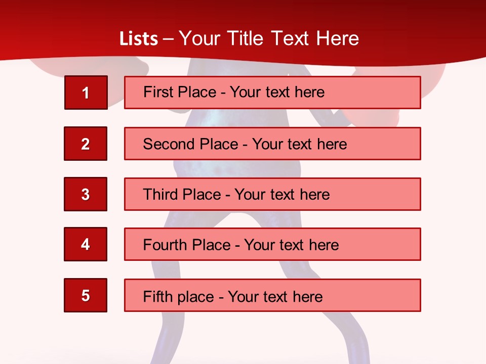 Fight Toes Dart PowerPoint Template