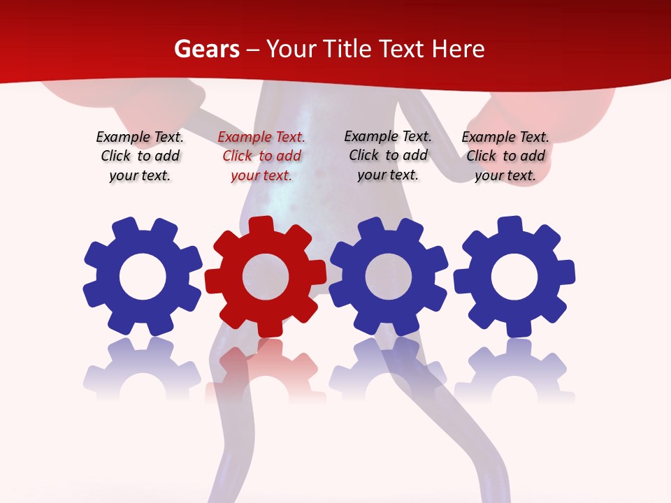 Fight Toes Dart PowerPoint Template