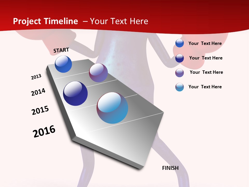 Fight Toes Dart PowerPoint Template