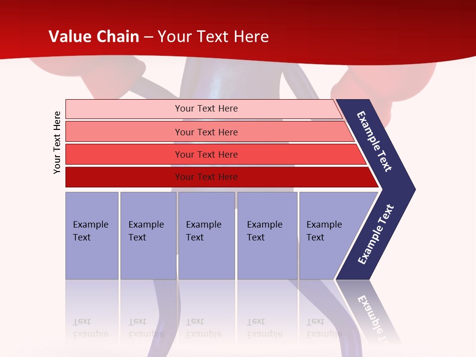 Fight Toes Dart PowerPoint Template