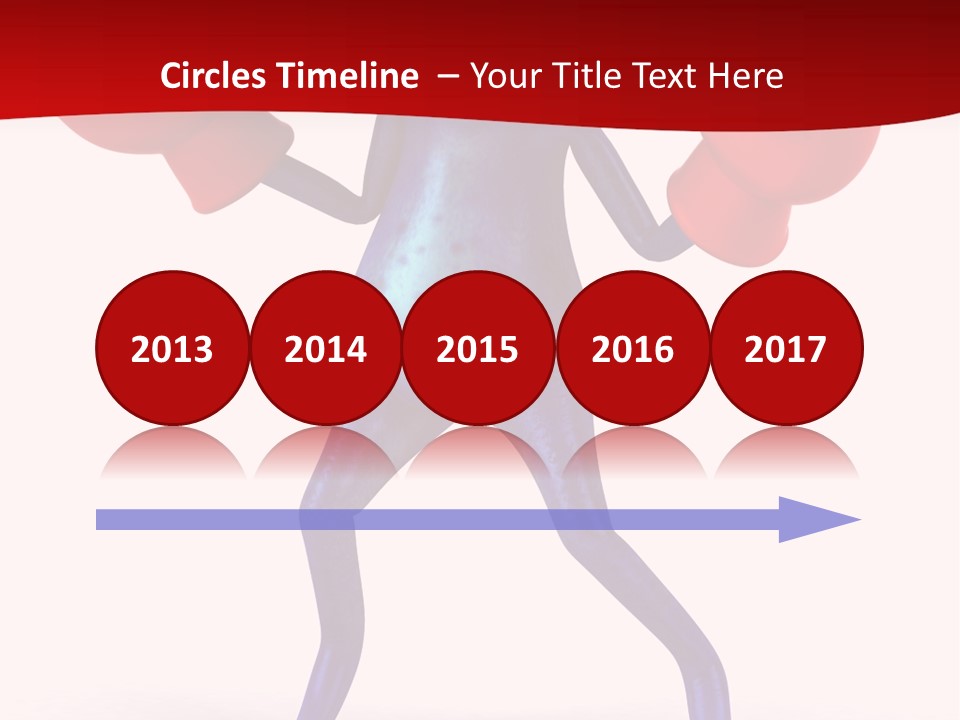 Fight Toes Dart PowerPoint Template