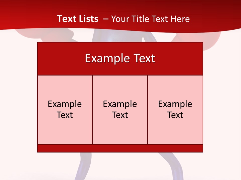 Fight Toes Dart PowerPoint Template