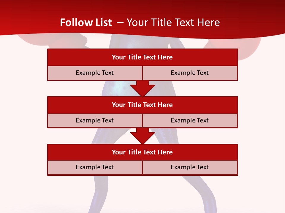 Fight Toes Dart PowerPoint Template
