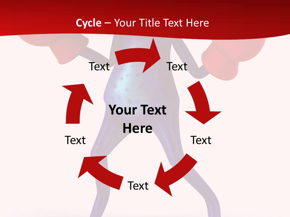 Fight Toes Dart PowerPoint Template