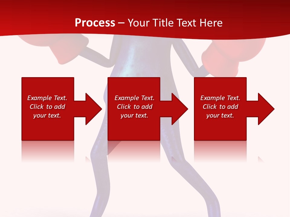 Fight Toes Dart PowerPoint Template