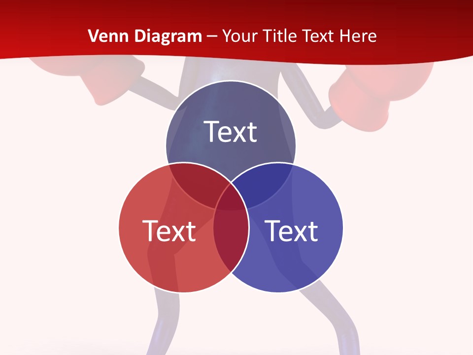 Fight Toes Dart PowerPoint Template