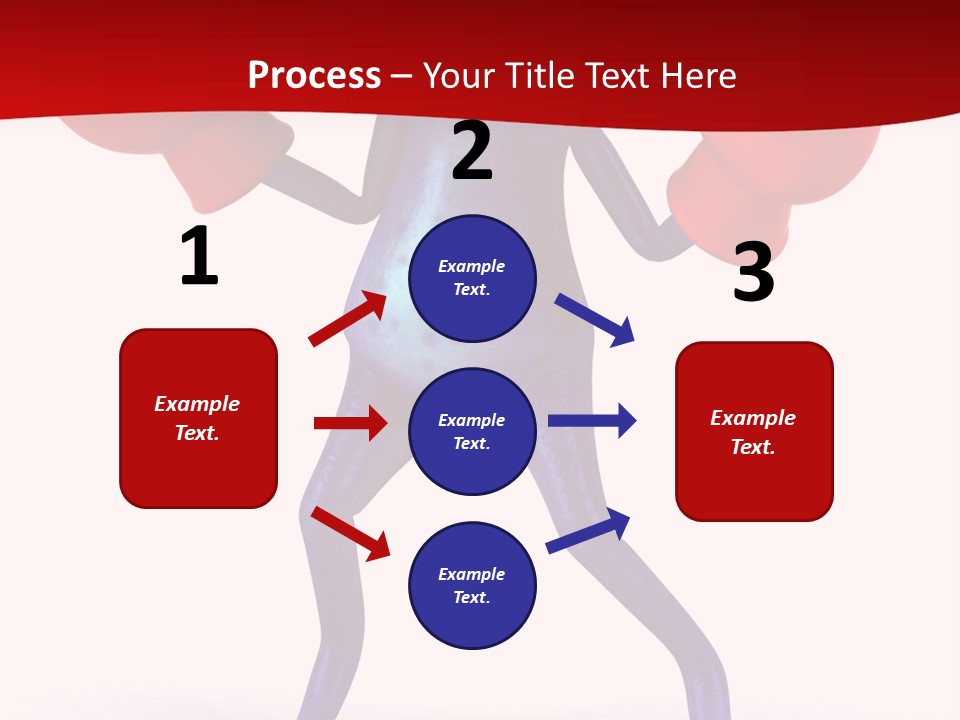 Fight Toes Dart PowerPoint Template