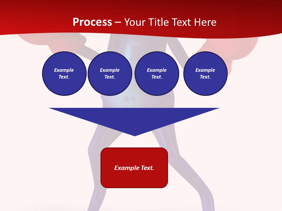 Fight Toes Dart PowerPoint Template