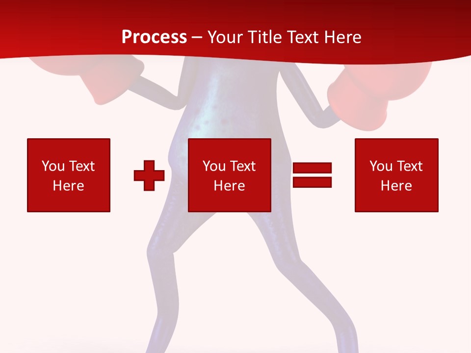 Fight Toes Dart PowerPoint Template