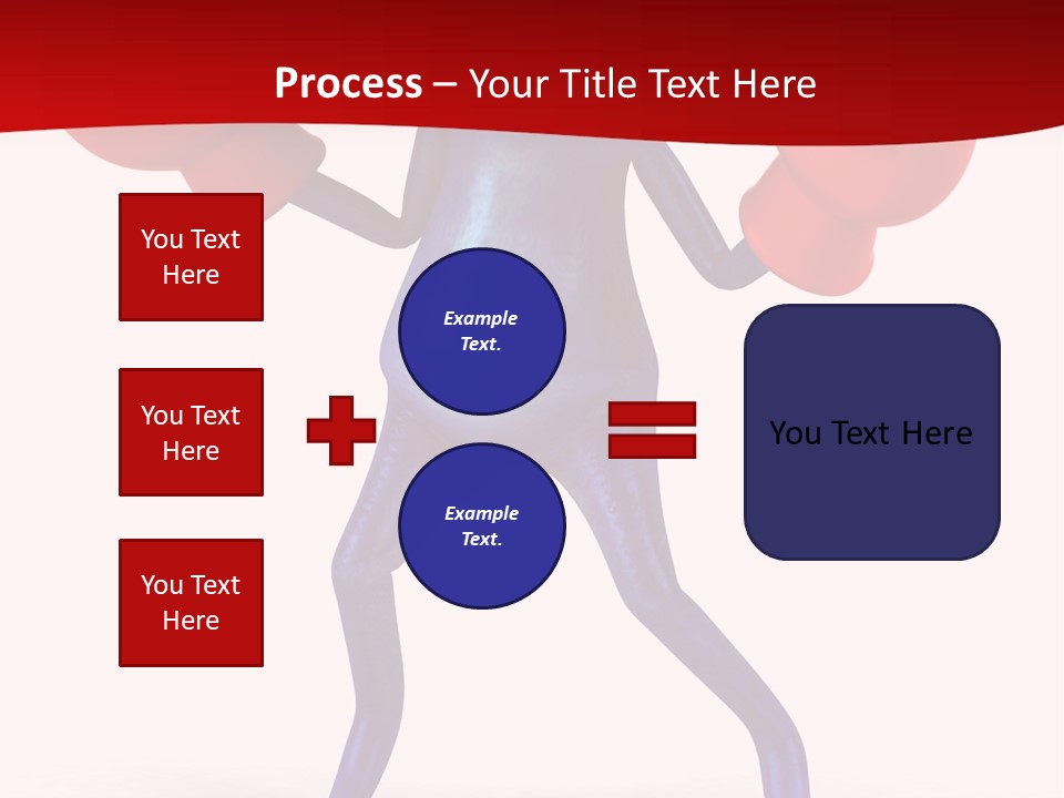 Fight Toes Dart PowerPoint Template