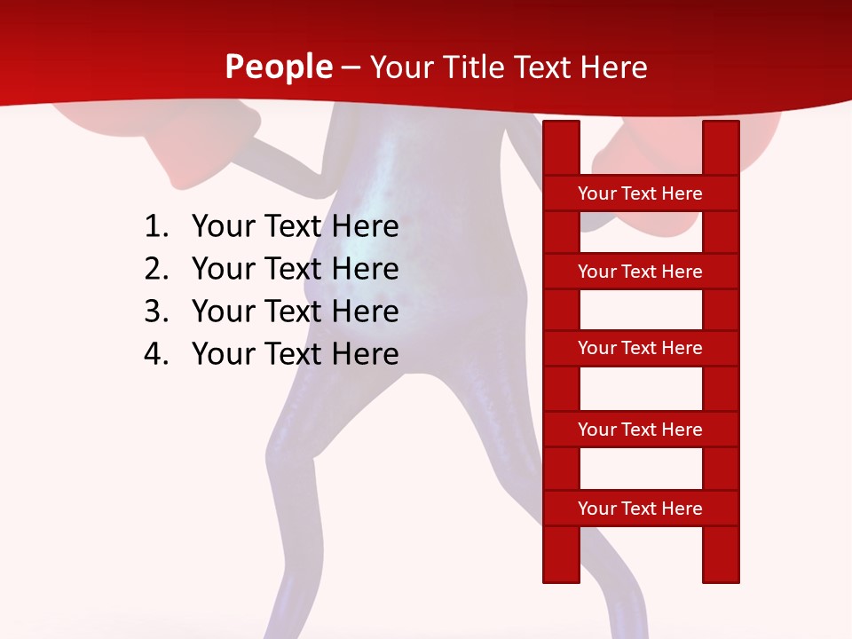 Fight Toes Dart PowerPoint Template