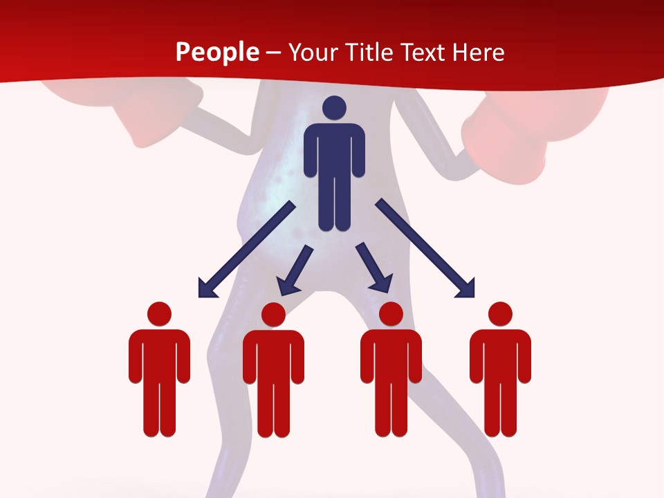 Fight Toes Dart PowerPoint Template