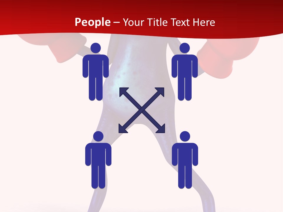 Fight Toes Dart PowerPoint Template