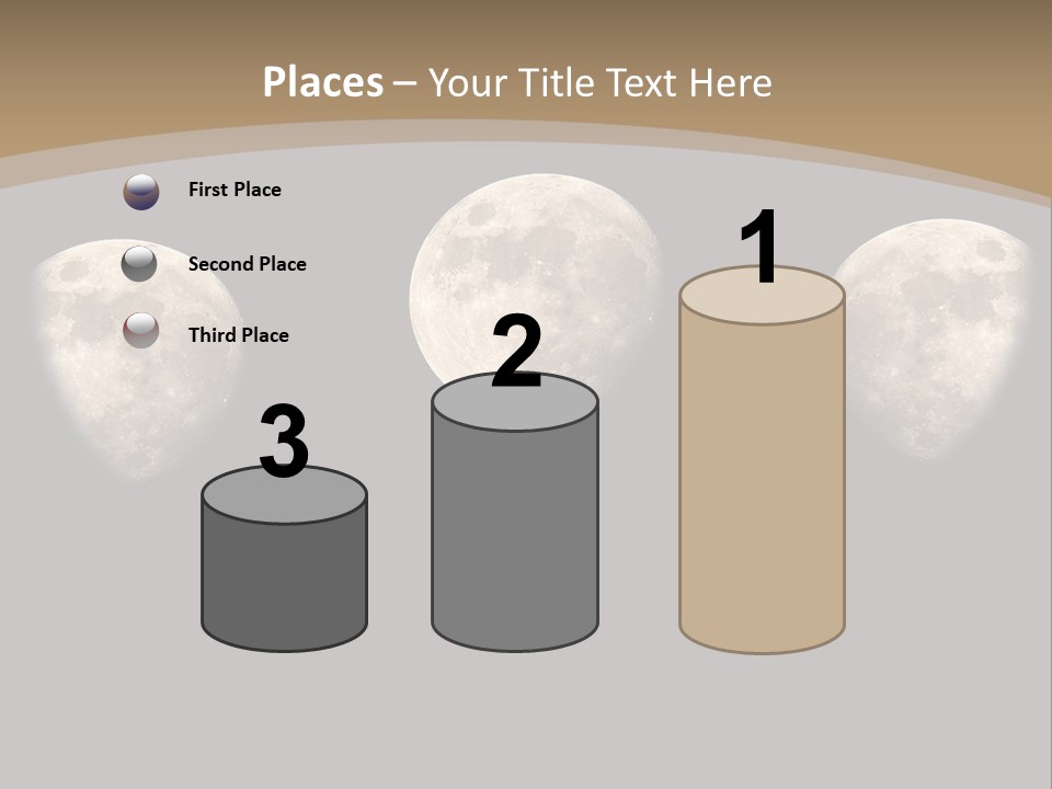 Dawn Moon Astronomy PowerPoint Template