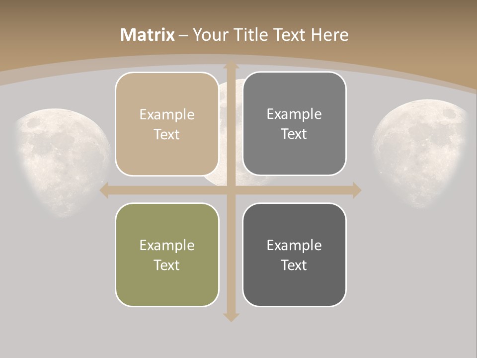 Dawn Moon Astronomy PowerPoint Template