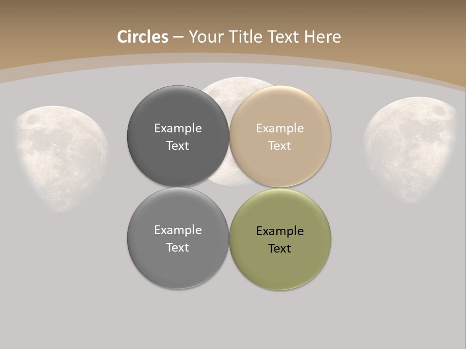 Dawn Moon Astronomy PowerPoint Template
