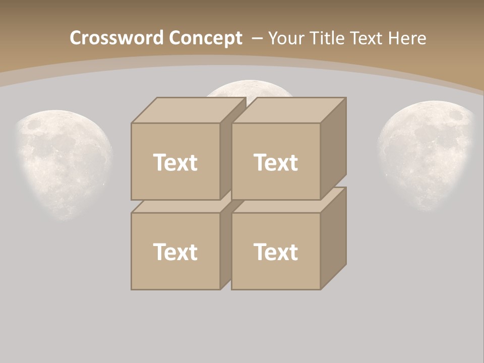 Dawn Moon Astronomy PowerPoint Template