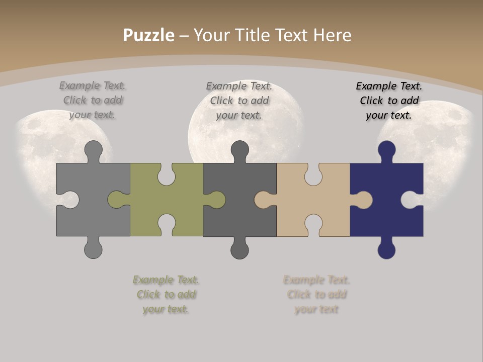 Dawn Moon Astronomy PowerPoint Template