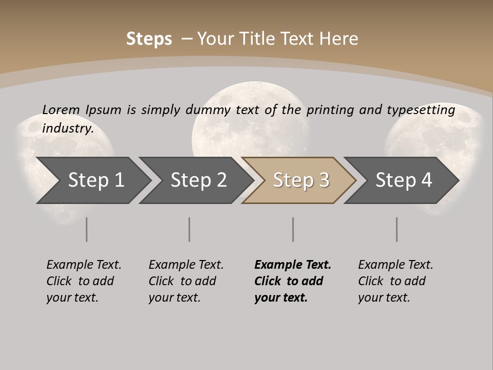 Dawn Moon Astronomy PowerPoint Template