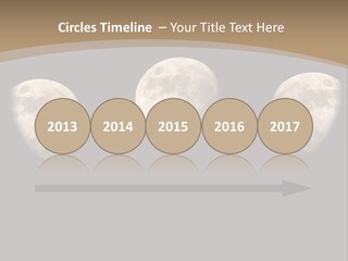 Dawn Moon Astronomy PowerPoint Template