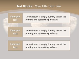 Dawn Moon Astronomy PowerPoint Template