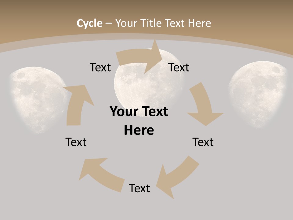 Dawn Moon Astronomy PowerPoint Template