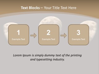 Dawn Moon Astronomy PowerPoint Template