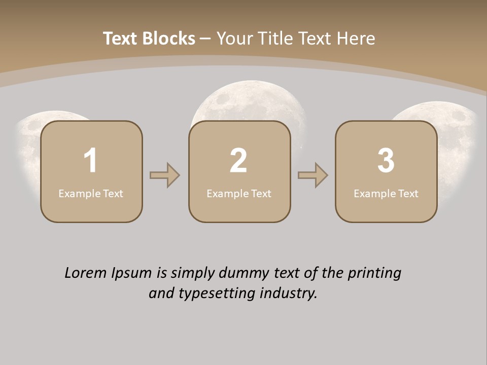 Dawn Moon Astronomy PowerPoint Template