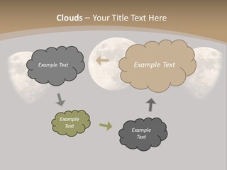 Dawn Moon Astronomy PowerPoint Template