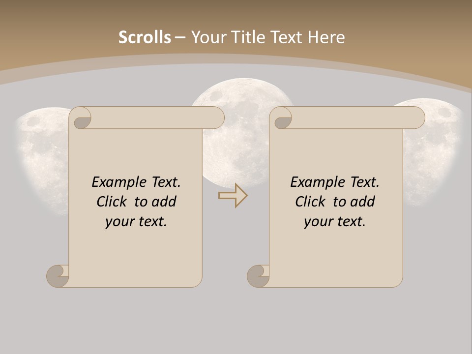 Dawn Moon Astronomy PowerPoint Template